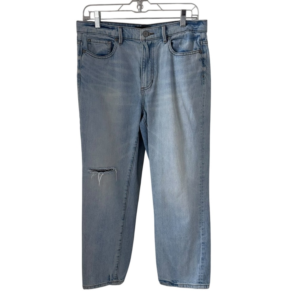 Banana Republic Vintage Straight Jeans Size 29 Mid Rise Cropped 100% Cotton